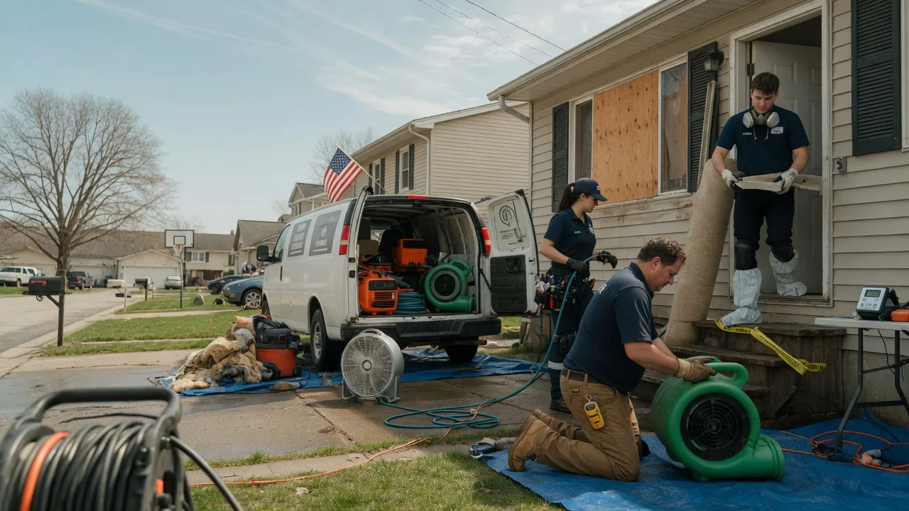Water Damage Restoration in Freeland, MI near me